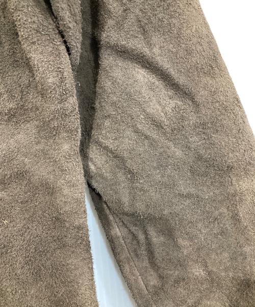 JOHNBULL（ジョンブル）JOHNBULL (ジョンブル) スウェードレザートラッカージャケット ブラウン サイズ:38の古着・服飾アイテム