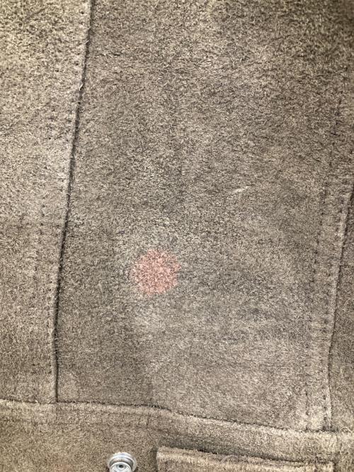 JOHNBULL（ジョンブル）JOHNBULL (ジョンブル) スウェードレザートラッカージャケット ブラウン サイズ:38の古着・服飾アイテム