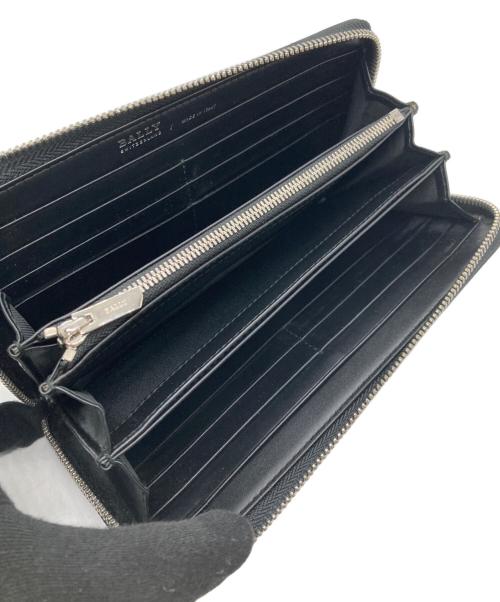 BALLY（バリー）BALLY (バリー) ラウンドファスナー財布 ブラックの古着・服飾アイテム