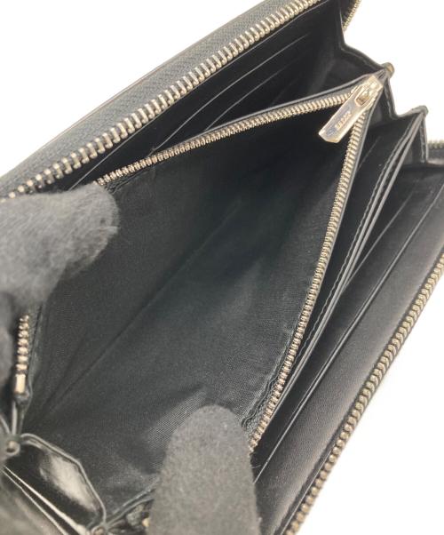 BALLY（バリー）BALLY (バリー) ラウンドファスナー財布 ブラックの古着・服飾アイテム