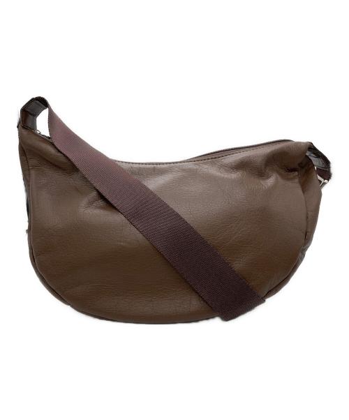 russet（ラシット）russet (ラシット) ソフトレザーラウンドショルダーバッグ ブラウンの古着・服飾アイテム