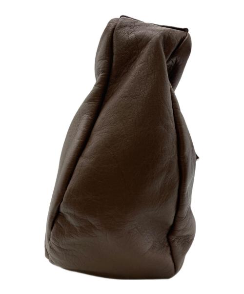 russet（ラシット）russet (ラシット) ソフトレザーラウンドショルダーバッグ ブラウンの古着・服飾アイテム