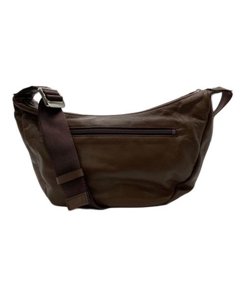 russet（ラシット）russet (ラシット) ソフトレザーラウンドショルダーバッグ ブラウンの古着・服飾アイテム