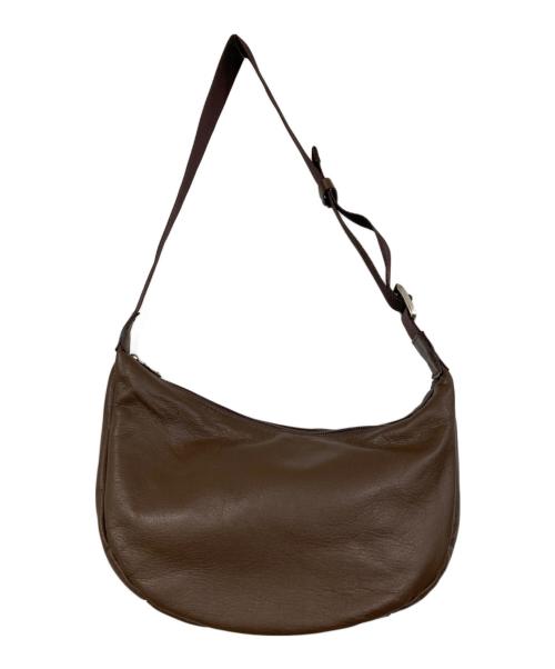 russet（ラシット）russet (ラシット) ソフトレザーラウンドショルダーバッグ ブラウンの古着・服飾アイテム