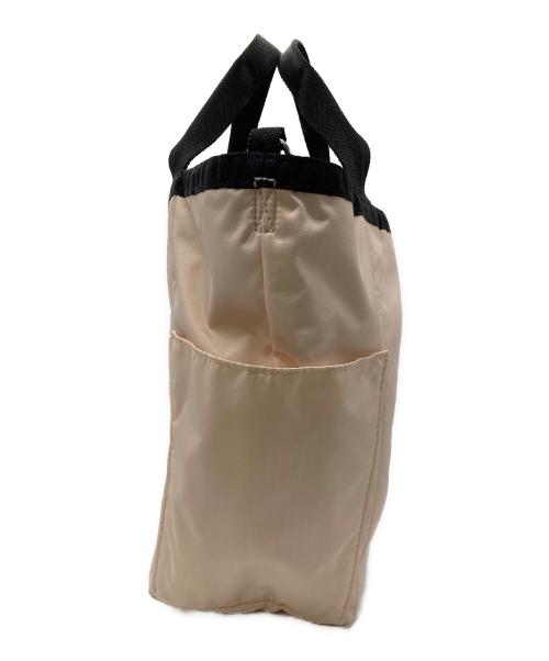 LeSportsac（レスポートサック）LeSportsac (レスポートサック) SM REVERSIBLE PKT TOTE２ ピンク×ブラックの古着・服飾アイテム