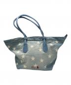 POLO RALPH LAURENポロ・ラルフローレン）の古着「フラッグデニムミディアム Bellportトート」｜ブルー