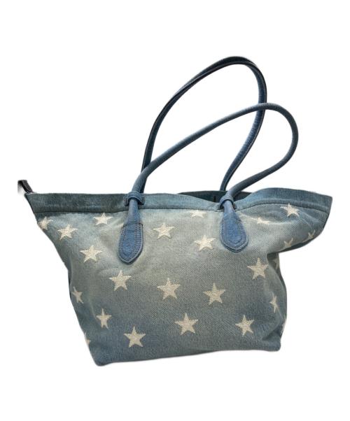 POLO RALPH LAUREN（ポロ・ラルフローレン）POLO RALPH LAUREN (ポロ・ラルフローレン) フラッグデニムミディアム Bellportトート ブルーの古着・服飾アイテム