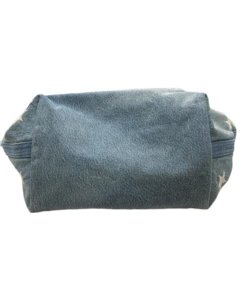 POLO RALPH LAUREN（ポロ・ラルフローレン）POLO RALPH LAUREN (ポロ・ラルフローレン) フラッグデニムミディアム Bellportトート ブルーの古着・服飾アイテム