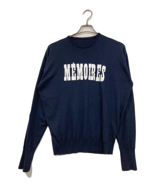 uniform experiment（ユニフォームエクスペリメント）uniform experiment (ユニフォームエクスペリメント) ニット ネイビー サイズ:1の古着・服飾アイテム