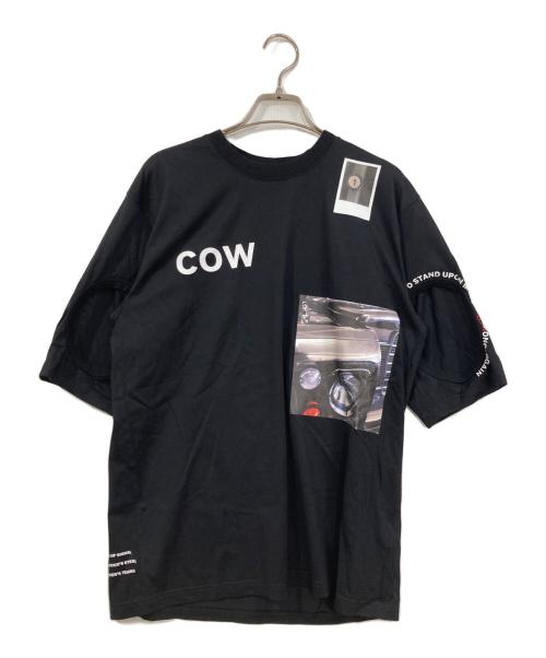 BURBERRY LONDON（バーバリーロンドン）BURBERRY LONDON (バーバリーロンドン) 19ss COW T-SHIRT ブラック サイズ:XSの古着・服飾アイテム