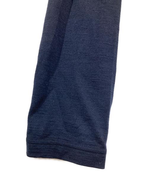 COMME des GARCONS HOMME（コムデギャルソン オム）COMME des GARCONS HOMME (コムデギャルソン オム) ウール パッチワーク セーター ネイビー サイズ:Sの古着・服飾アイテム