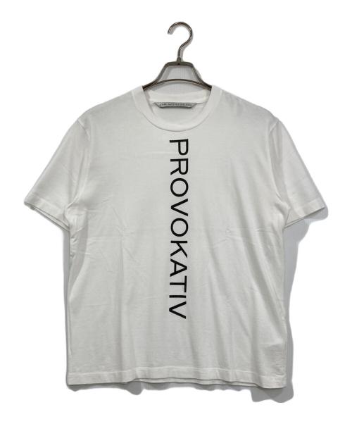 JOHN LAWRENCE SULLIVAN（ジョン ローレンス サリバン）JOHN LAWRENCE SULLIVAN (ジョン ローレンス サリバン) プリントTシャツ ホワイト サイズ:XSの古着・服飾アイテム