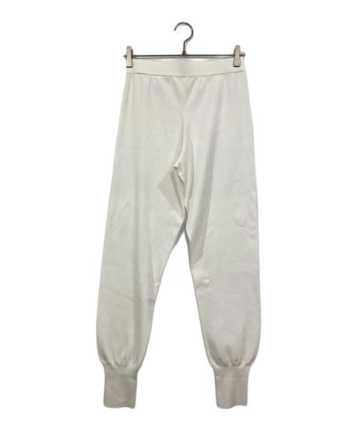 LE PHIL（ル フィル）LE PHIL (ル フィル) ヴィスニットパンツ ホワイト 未使用品の古着・服飾アイテム