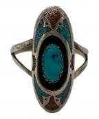 CIRCLE JW-）の古着「ターコイズリング」｜シルバー×ブルー