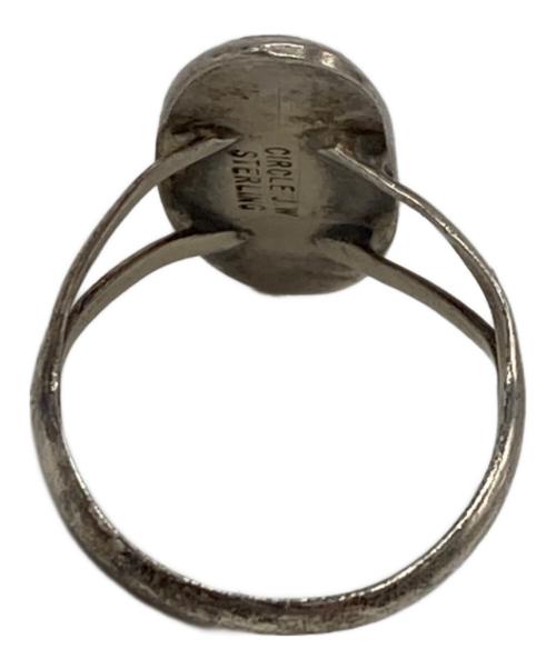 CIRCLE JW（-）CIRCLE JW (-) ターコイズリング シルバー×ブルー サイズ:ーの古着・服飾アイテム