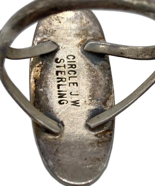 CIRCLE JW（-）CIRCLE JW (-) ターコイズリング シルバー×ブルー サイズ:ーの古着・服飾アイテム