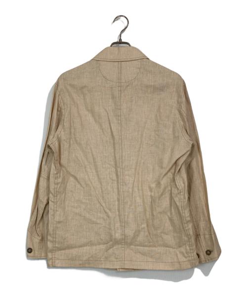 LUPO DI MARE SINA COVA（ルポ ディ マーレ シナコバ）LUPO DI MARE SINA COVA (ルポ ディ マーレ シナコバ) リネンジャケット ベージュ サイズ:Ⅿの古着・服飾アイテム