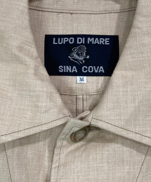 LUPO DI MARE SINA COVA（ルポ ディ マーレ シナコバ）LUPO DI MARE SINA COVA (ルポ ディ マーレ シナコバ) リネンジャケット ベージュ サイズ:Ⅿの古着・服飾アイテム