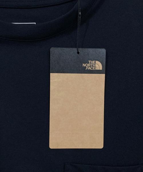 THE NORTH FACE（ザ ノース フェイス）THE NORTH FACE (ザ ノース フェイス) ショートスリーブエアリーポケットティー ブラック サイズ:Ⅿ 未使用品の古着・服飾アイテム