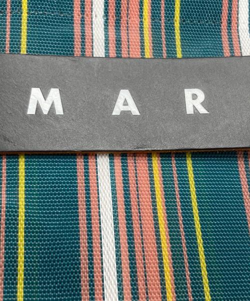 MARNI（マルニ）MARNI (マルニ) MARNI MARKET STRIPE BAG グリーンの古着・服飾アイテム