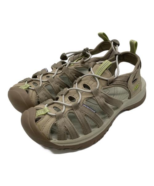 KEEN（キーン）KEEN (キーン) ウィスパーサンダル ベージュ サイズ:26㎝の古着・服飾アイテム