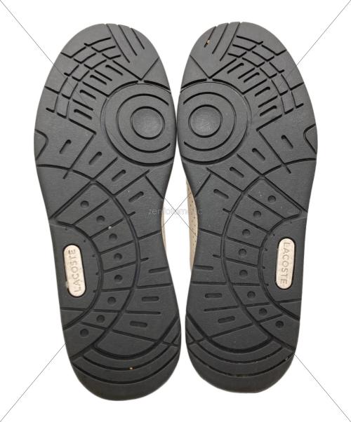 LACOSTE（ラコステ）LACOSTE (ラコステ) ローカットスニーカー ベージュ サイズ:UK7.5の古着・服飾アイテム