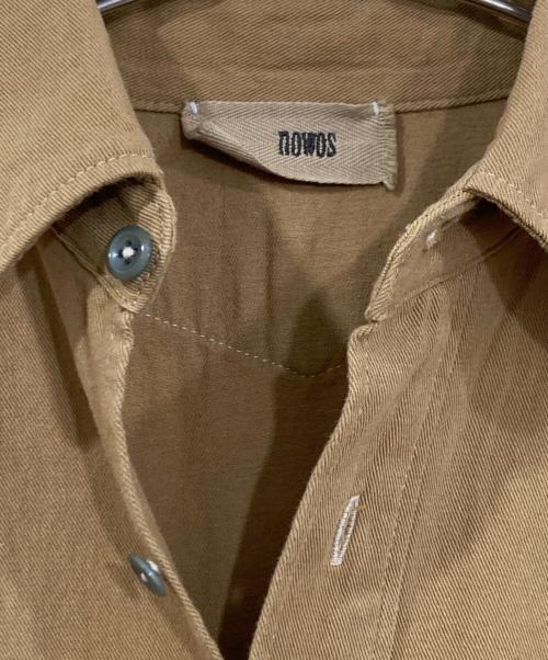 NOWOS（ノーウォス）nowos (ノーウォス) チノプルオーバーシャツ ブラウン サイズ:FREEの古着・服飾アイテム