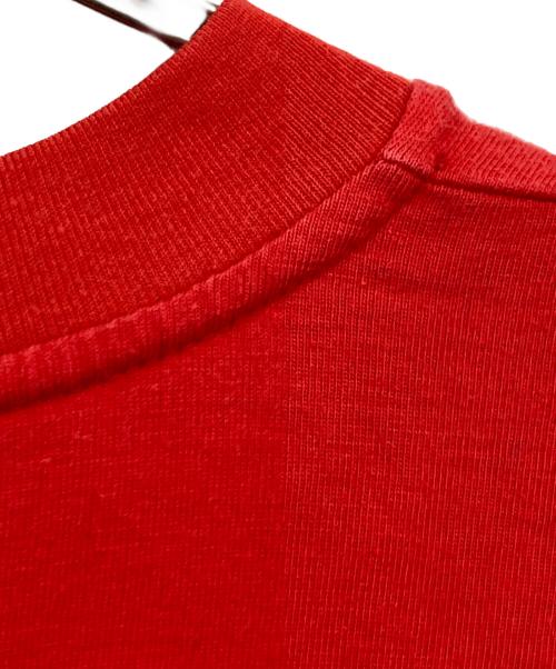 stussy（ステューシー）stussy (ステューシー) 90s ワールドツアーTシャツ レッド サイズ:Sの古着・服飾アイテム