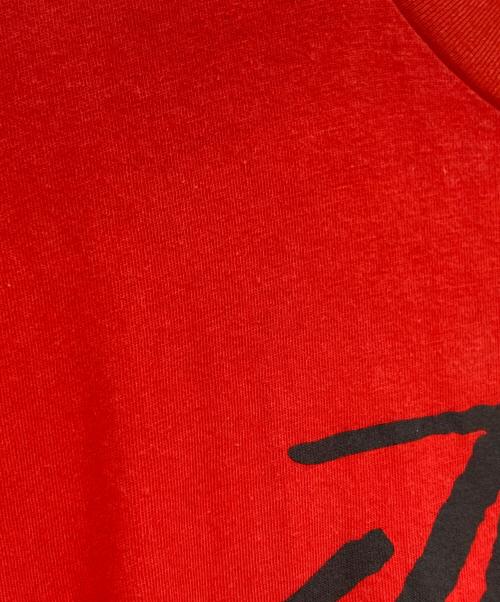 stussy（ステューシー）stussy (ステューシー) 90s ワールドツアーTシャツ レッド サイズ:Sの古着・服飾アイテム