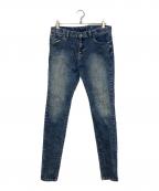 TORNADO MARTトルネードマート）の古着「シェイブオフコーティングスキニーデニム」｜インディゴ