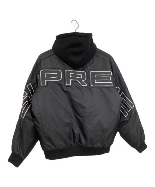 SUPREME（シュプリーム）Supreme (シュプリーム) 24ss Hooded Stadium Jacket/フーディー スタジアム ジャケット ブラック サイズ:Ⅿの古着・服飾アイテム