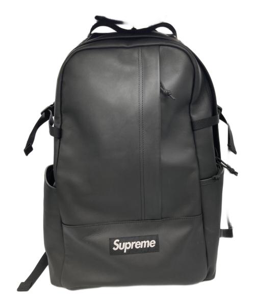 SUPREME（シュプリーム）Supreme (シュプリーム) 23FWレザーバックパック ブラックの古着・服飾アイテム