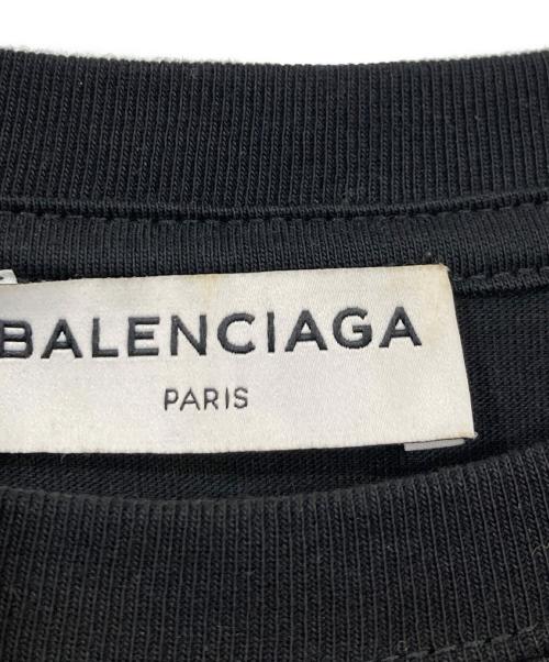 BALENCIAGA（バレンシアガ）BALENCIAGA (バレンシアガ) BB LOGO TEE ブラック サイズ:Sの古着・服飾アイテム