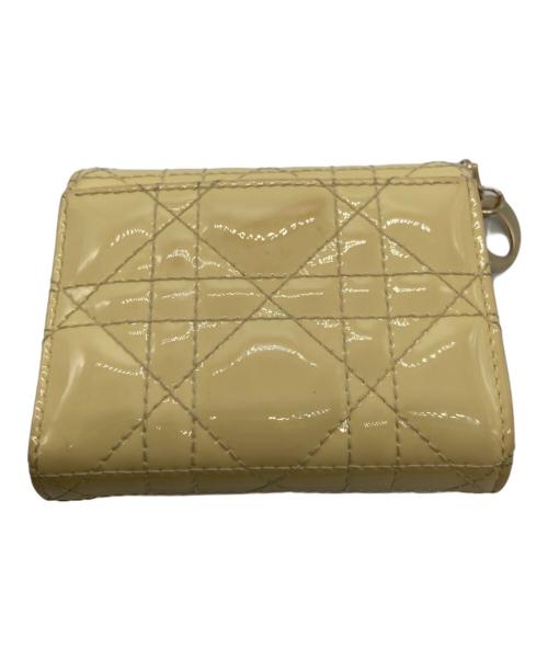 Christian Dior（クリスチャン ディオール）Christian Dior (クリスチャン ディオール) Lotusウォレット ベージュの古着・服飾アイテム
