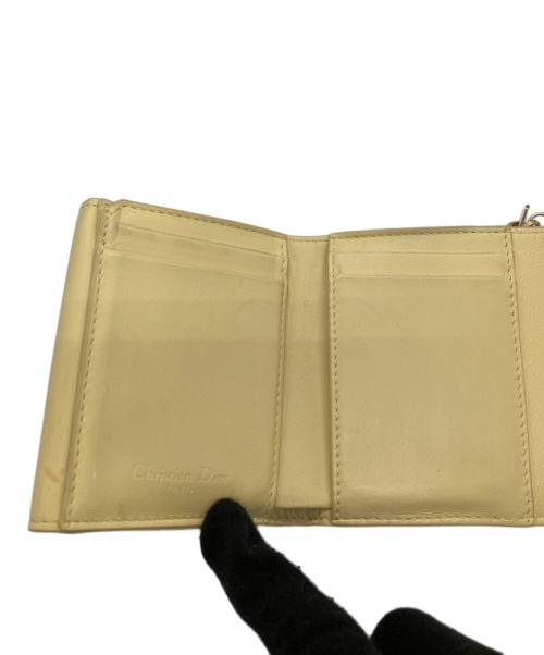 Christian Dior（クリスチャン ディオール）Christian Dior (クリスチャン ディオール) Lotusウォレット ベージュの古着・服飾アイテム