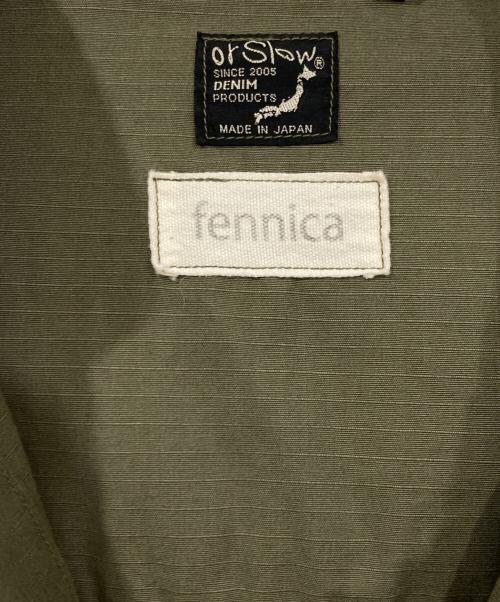 orSlow（オアスロウ）orSlow (オアスロウ) fennica (フェニカ) リップストップ カヤックパーカ オリーブ サイズ:２の古着・服飾アイテム