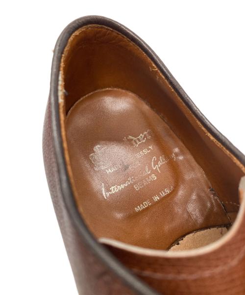 Alden（オールデン）ALDEN (オールデン) BEAMS (ビームス) Vチップシューズ ブラウン サイズ:6Dの古着・服飾アイテム