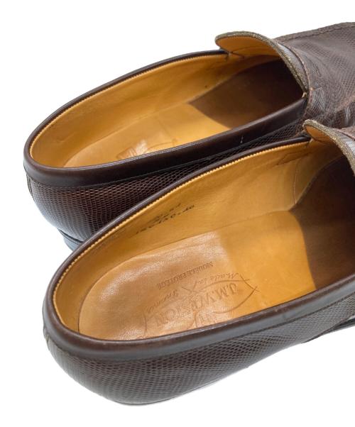 J.M.WESTON（ジェイエムウエストン）J.M.WESTON (ジェイエムウエストン) SIGNATURE LOAFER/リザードレザーコインローファー ブラウン サイズ:5Dの古着・服飾アイテム