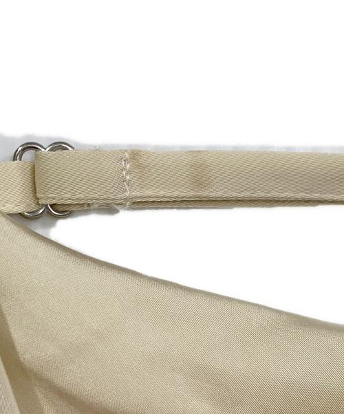 FRAY ID（フレイ アイディー）FRAY ID (フレイ アイディー) バックオープンドレープドレス ベージュ サイズ: 1の古着・服飾アイテム