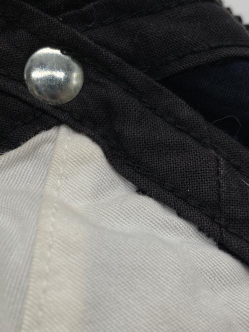 SUPREME（シュプリーム）Supreme (シュプリーム) classic logo corduroy 6 panel cap ブラックの古着・服飾アイテム