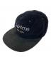 Supreme（シュプリーム）の古着「classic logo corduroy 6 panel cap」｜ブラック