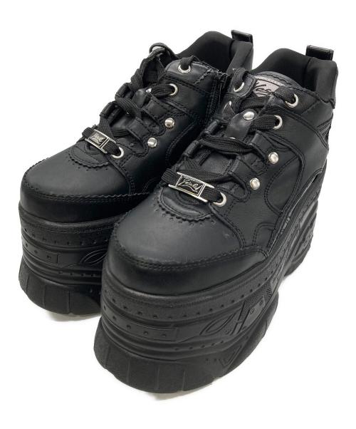 Yosuke（ヨースケ）Yosuke (ヨースケ) 厚底スニーカー ブラック サイズ:23cmの古着・服飾アイテム