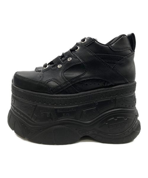 Yosuke（ヨースケ）Yosuke (ヨースケ) 厚底スニーカー ブラック サイズ:23cmの古着・服飾アイテム