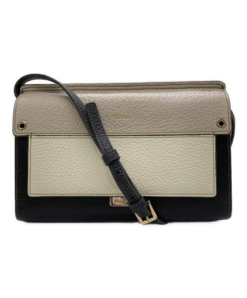 FURLA（フルラ）FURLA (フルラ) ショルダーウォレット ブラックの古着・服飾アイテム