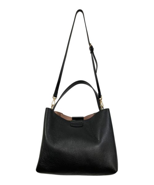 ANAYI（アナイ）ANAYI (アナイ) 2WAYレザーショルダーバッグ ブラックの古着・服飾アイテム