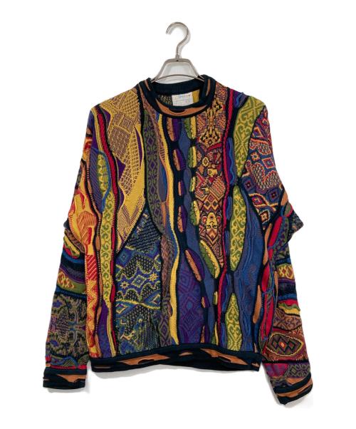 Coogi（クージー）Coogi (クージー) 3Dニット マルチカラー サイズ:Sの古着・服飾アイテム