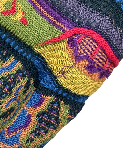 Coogi（クージー）Coogi (クージー) 3Dニット マルチカラー サイズ:Sの古着・服飾アイテム