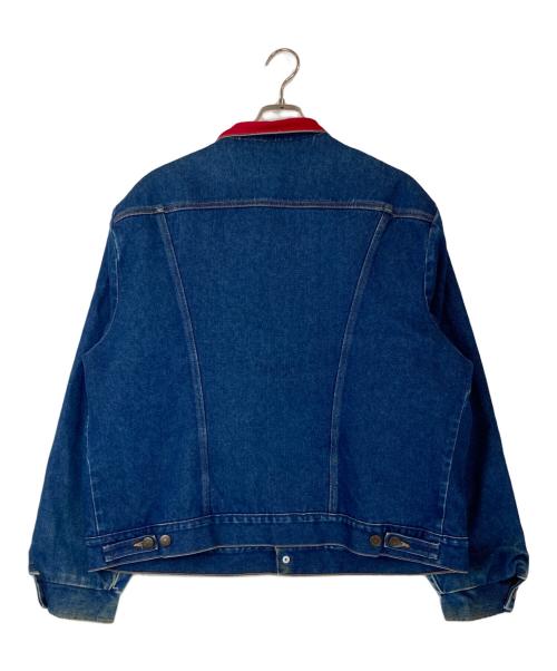 Wrangler（ラングラー）Wrangler (ラングラー) ブランケットジャケット ブルー サイズ:不明(実寸参照、平置きサイズ)の古着・服飾アイテム