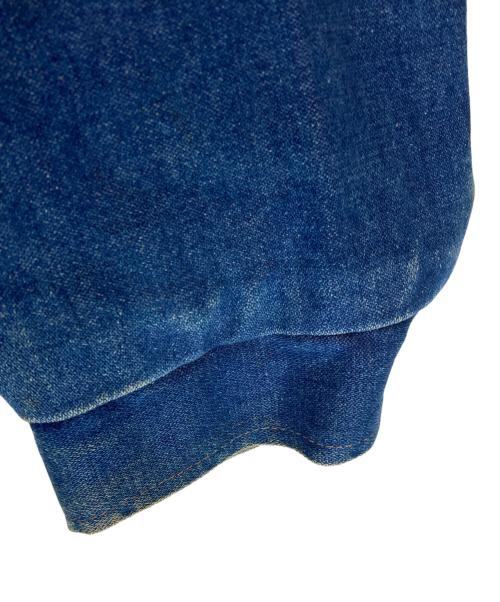 Wrangler（ラングラー）Wrangler (ラングラー) ブランケットジャケット ブルー サイズ:不明(実寸参照、平置きサイズ)の古着・服飾アイテム