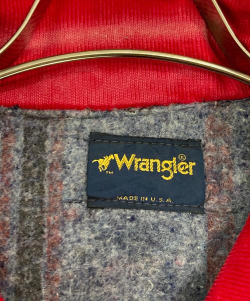 Wrangler（ラングラー）Wrangler (ラングラー) ブランケットジャケット ブルー サイズ:不明(実寸参照、平置きサイズ)の古着・服飾アイテム